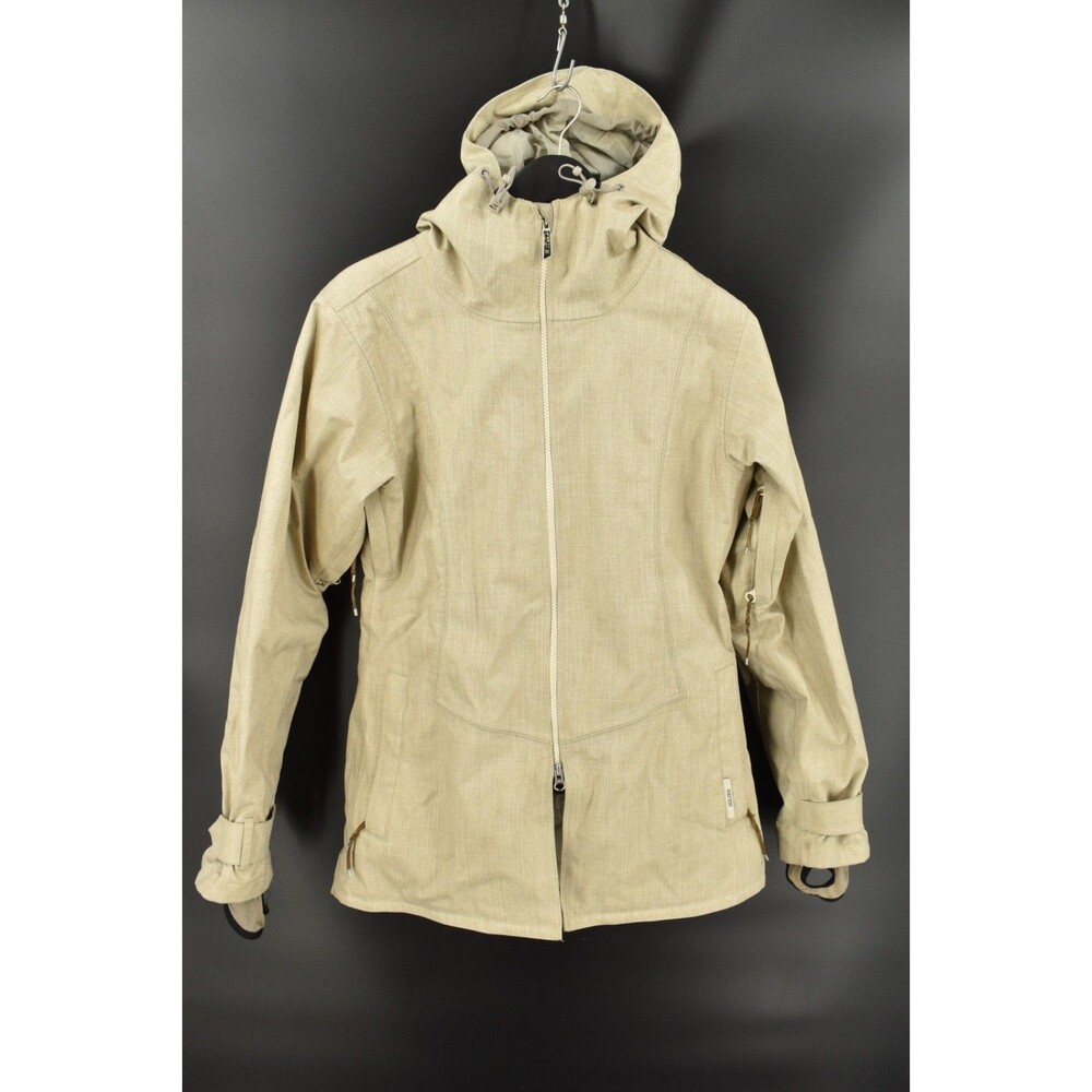 Holden Womens Medium Sample Oatmeal Cationic Dye Waterproof Ski Snowboard Jacket